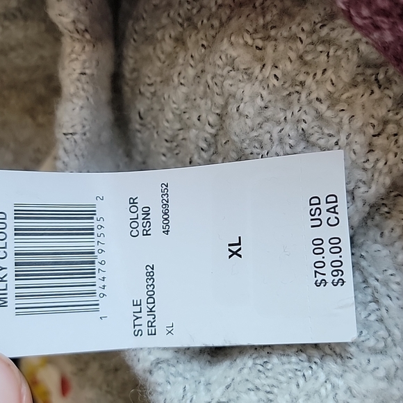 Roxy Milky Cloud Sweater Dress Size XL - Picture 8 of 8